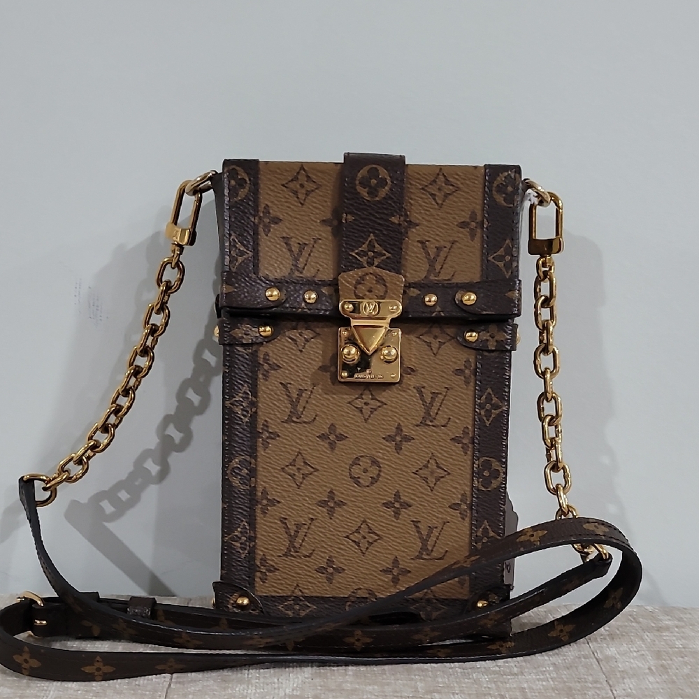 Louis  Vuitton Reverse Monogram Trunk Case Crossbody Bag - Picture 2 of 12